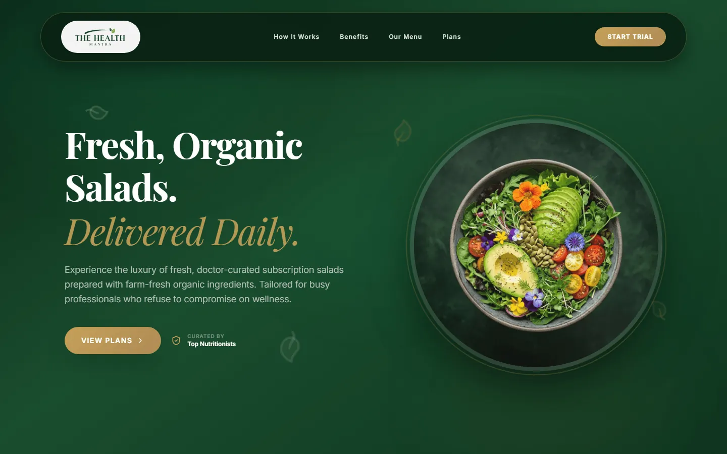 The Health Mantra module screenshot
