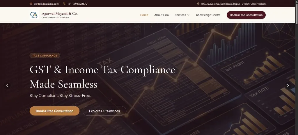Agarwal Mayank & Co. — interface preview